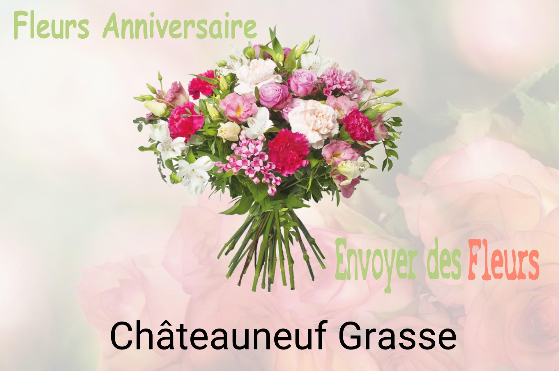Bouquet de fleurs d’anniversaire livré à Châteauneuf-Grasse